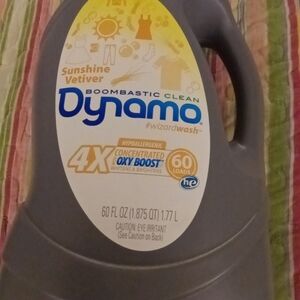 Ultra Dynamo Oxi- Laundry Detergent Liquid Free & Clear 60OZ Each
